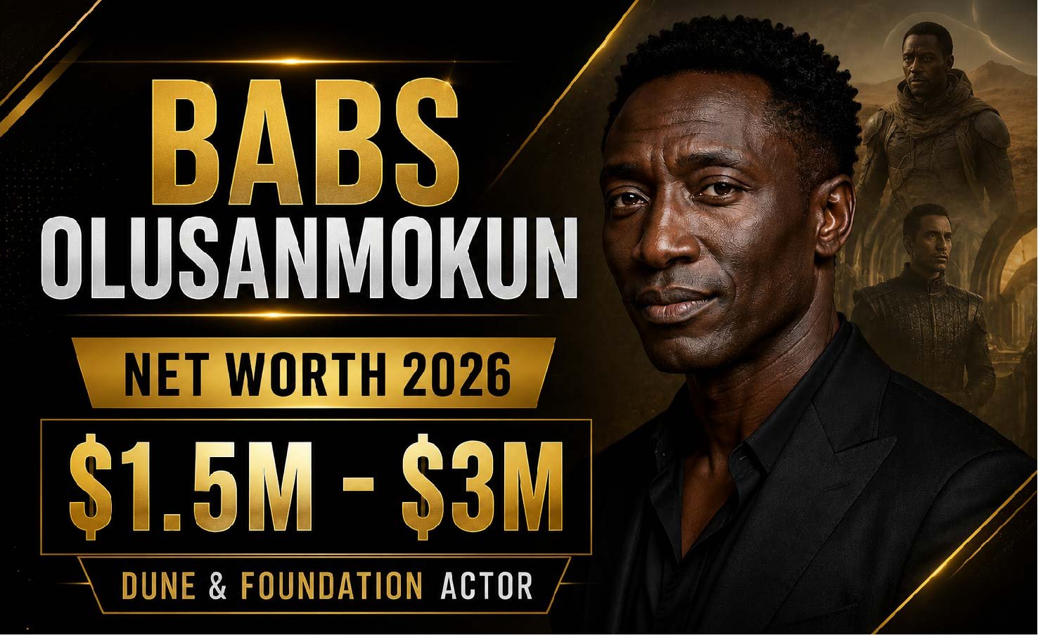 Babs Olusanmokun’s Net Worth 2026: Age, Wife, Movies & Biography