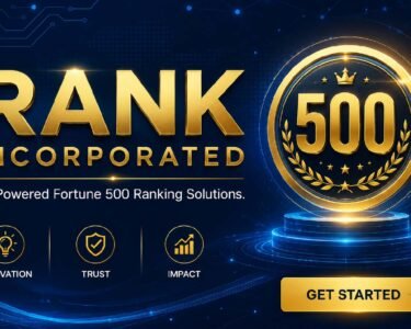 Rank Incorporated AI-powered Fortune 500 ranking solutions banner